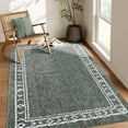 thumbnail image 6 of Mainstays Green Bordered Tufted Washable Area Rug 8x10, 6 of 9