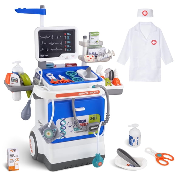 Juego de juguetes médico Doctor Kit POFJOEQ Deluxe Pretend Play