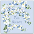 thumbnail image 2 of Twizler Sympathy Card - Orchid Floral - With Sympathy Card - Sorry For Your Loss - Thinking Of You, 2 of 5