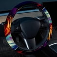 thumbnail image 2 of Robot Unicorn Attack 14.5 Inch Printing PVC Leather Car Wheel Cover Steering Wheel Covers Auto Accessories, 2 of 6