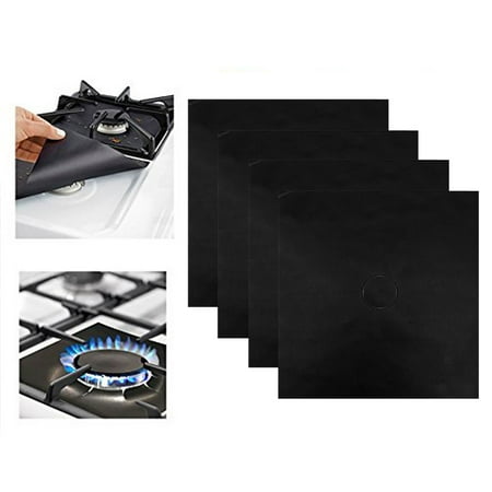 

Cleaning Stove Burner Cover Double Thick Reusable Non Stick Heat Resistants Gas Protector Cuttable Lining For Kitchen