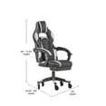 BizChair Gaming Chair Racing Computer Chair with Fully Reclining Back