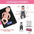thumbnail image 5 of Muñeca Reborn IVITA de cuerpo completo de silicona, 43 cm, para niño con ropa, 5 of 5