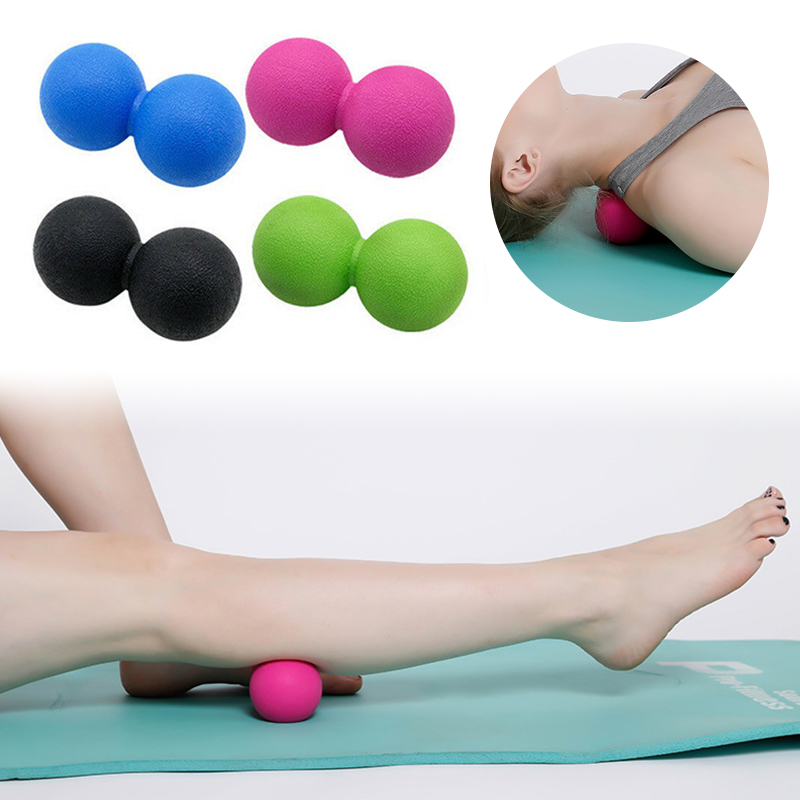 Peanut Double Lacrosse Balls TPE Trigger Point Pressure Relief Mobility