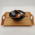 thumbnail image 2 of Cuchara de madera, 4 Uds. Cuchara de tortuga, cuchara de madera Natural con mango largo para servir sopa de gachas, Ramen, olla caliente, restaurante, cocina, Br, 2 of 3