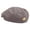 Charcoal, variant on Cute Golden Fish Logo Embroidered Big Size Men's Linen Ivy Cap - Khaki 2XL-3XL
