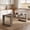Gray, variant on Fnova 86.6" Modern Dining Table for 8 People, Farmhouse Rectangular Narrow Extra Long Kitchen Table with Pedestal Base, Heavy Duty Dinner Table for Dining Room, Kitchen, Living Room