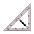 thumbnail image 4 of Regla de geometría matemática grande Herramienta de geometría Demostración Material escolar Dibujo Regla de 45 grados, 4 of 9