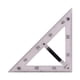 thumbnail image 4 of Regla matemática de geometría grande Enseñar matemáticas geométricas Herramienta de enseñanza Regla de dibujo para Regla de 45 grados, 4 of 9