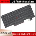 thumbnail image 2 of US Russian Spanish English Backlit keyboard for Lenovo Thinkpad T470 T480 A475 A485 01AX569 01AX487 01AX528 01HX419 US US Original Backlit, 2 of 5