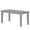 Gray, variant on Modern Rectangular Galvanized Steel Coffee Table with Weather Resistant and Easy Assembly, Black