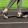 thumbnail image 5 of 2024 Snowman Christmas Tree Elk Women Or Men Lace Up Flat Sneakers Female Mesh Walking Footwear, 5 of 8