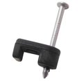 thumbnail image 1 of 100 Count .19 in. Black Low Voltage Plastic Staples, 1 of 1