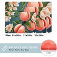 thumbnail image 2 of Peach Polyester Non-Slip Machine Washable Chair Mats Floor Mat Area Rug Set, 2 of 6