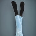 thumbnail image 5 of Calcetines Diabético Compresión Unisex XCELLENCE Alto Rendimiento Set 3 Negro/Blanco, 5 of 5