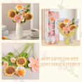 thumbnail image 2 of Ramo de flores de ganchillo Gouraml, rosas amarillas y girasoles, 2 of 7
