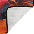 thumbnail image 4 of Lily Flowers Orange Area Floor Mats Soft Large Nursery Rugs Non-Slip Foam Carpets Living Room Doormat for Bedroom Dinning Decor 36" x 24", 4 of 7