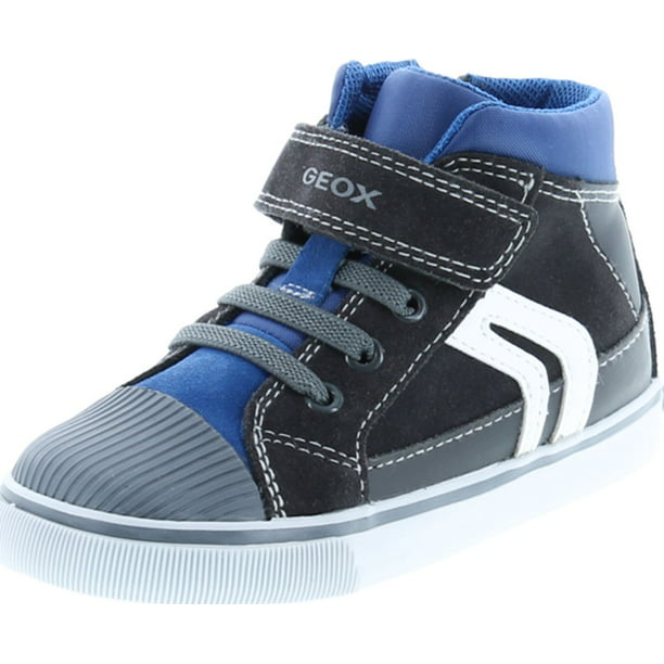 Fácil de suceder exceso Descortés Geox Boys Baby Kiwi Sneakers, Dark Grey/Royal, 26 - Walmart.com