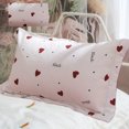 thumbnail image 4 of YOBOLK Pillow Covers Yarn Pillow Covers Pair Of Pillow Covers Adult Large Pillow Covers Soft Comfortable Breathable Washable Pillow Cases on Clearance, 4 of 6