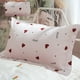 thumbnail image 4 of Fundas de almohada de lana - Pack de 2 grandes 18,89x29,1 pulgadas - Almohadas suaves de algodón transpirable lavables - Multicolor, 4 of 6