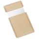 thumbnail image 1 of Espejo de bolsillo Uxcell de acero inoxidable irrompible, espejo compacto de maquillaje con funda de cuero PU (Dorado, 2.44 x 3.74"), 1 of 7