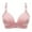 Pink, variant on jsaierl Bras for Women Wirefree Lift T-shirt Bras Seamless Padded Bralettes Flexed Fit Everyday Full Figure Bras Front Closure