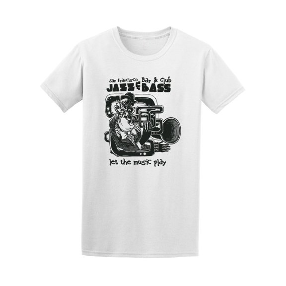 San Francisco Jazz & Bass Music Tee Men's -Image by Shutterstock