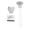 White Curved Handle, variant on M Buder Professional Callus Shaver Foot Rasp Kit, White Curved Handle Pedicure Tool with 11 Blades for Home Use (9.84 inches / 25 cm)