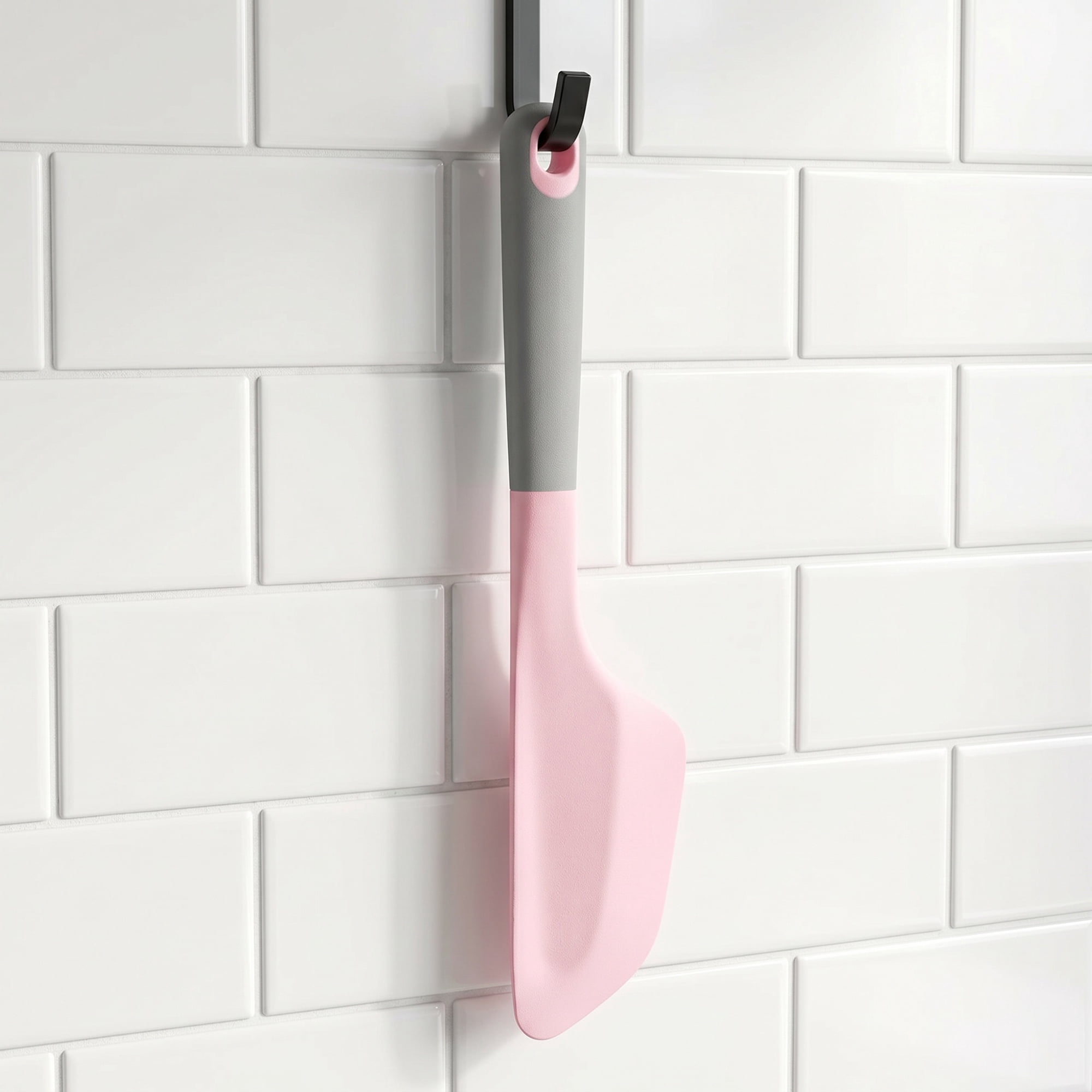 Unique Bargains Heat-Resistant Dishwasher Safe Spatula Cooking Utensil Pink 13.6" x 2.8"