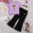 thumbnail image 2 of PEASKJP Girls Outfits Summer Sets Girls Summer Tops and Shorts Set Cute Color Block Two Piece Outfits Casual with Side Pockets,Size 4-5 Years, 2 of 3