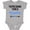AC-Heather Grey, variant on Inktastic You're Going to Be a Daddy Blue Boys or Girls Baby Bodysuit