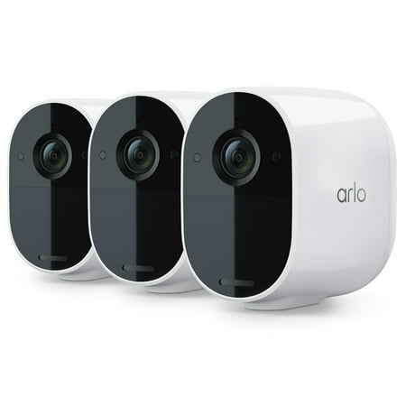 Arlo Essential Camera - 3 Pack, Wireless Security,1080p Video - VMC2320W