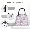 thumbnail image 4 of Disketp Purple Rabbit Bolsa Térmica para Almuerzo, Lonchera con Abertura Amplia y Gran Capacidad, Organizador Reutilizable para Mujeres, Hombres y Adultos, 4 of 6