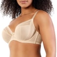 thumbnail image 3 of Shea Full Bust Unlined Plunge Bra, Bare, 36G, 3 of 5