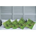 thumbnail image 6 of Ambesonne Forest Throw Pillow Cover 4 Pack, Summer Trees Tranquil, 20", Fern Green Brown, 6 of 6