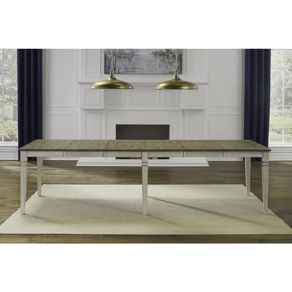 A-America Beacon 78" - 114" Leg Table with (2) 18" Butterfly Leaves
