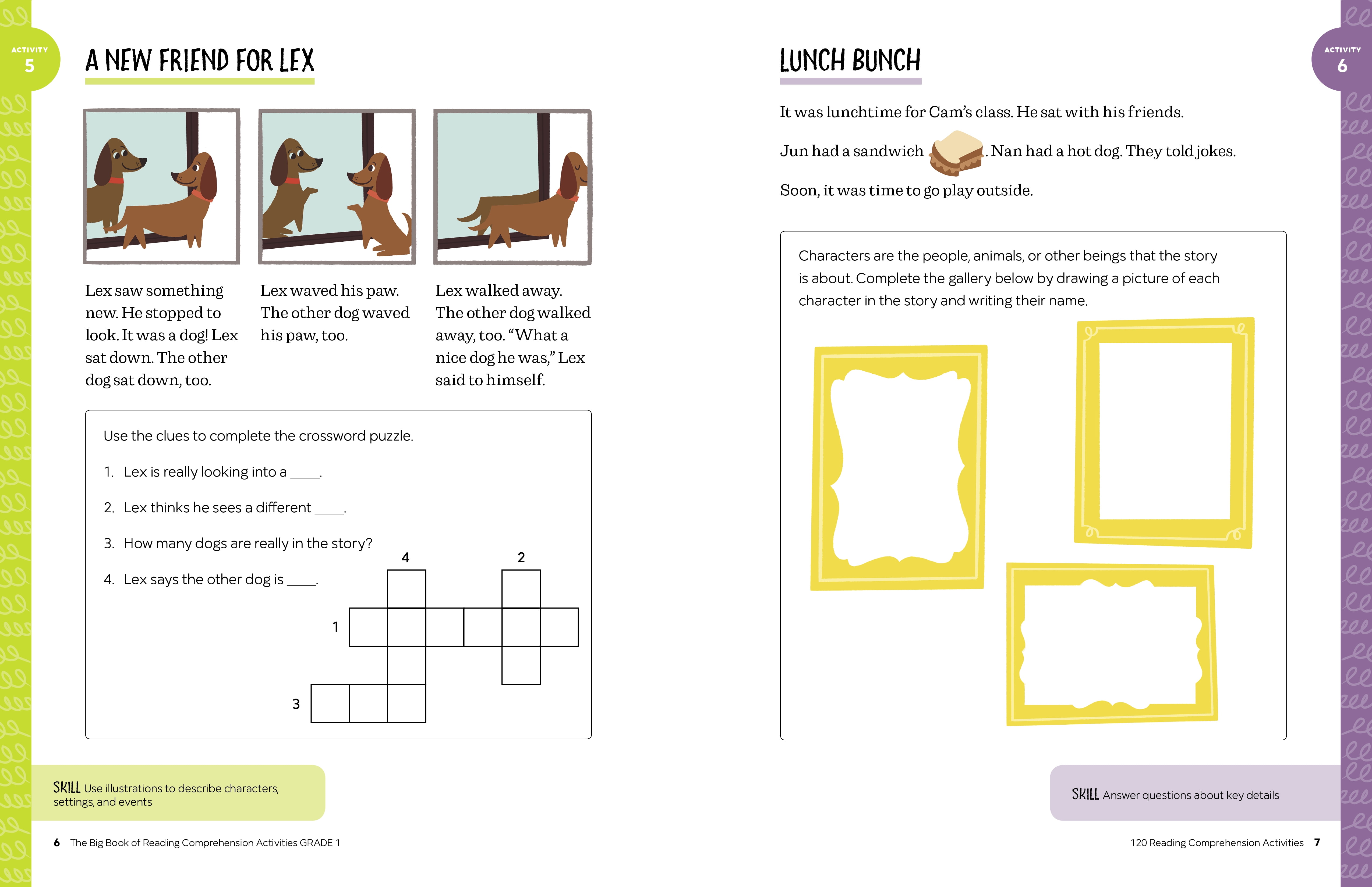 The Big Book of Reading Comprehension Activities, Grade 1 (Spiral Bound)