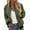 A-Army Green544, variant on Womens Classic Bomber Jackets Zip Front Ribbed s Casual Everyday Outerwear
