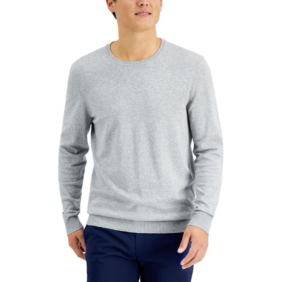 Alfani Mens Heather Crewneck Sweater