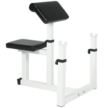 Zimtown Adjustable Commerical Preacher Curl Weight Bench 48 X 24
