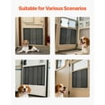 thumbnail image 6 of VEVOR RV Screen Door Protector, Adjusts from 22 to 31.5 inch, Adjustable Door Grille, Easy to Install, Reinforced Breathable Honeycomb Holes, Iron Camper RV Entry Protector for Pet Protection, Black, 6 of 9