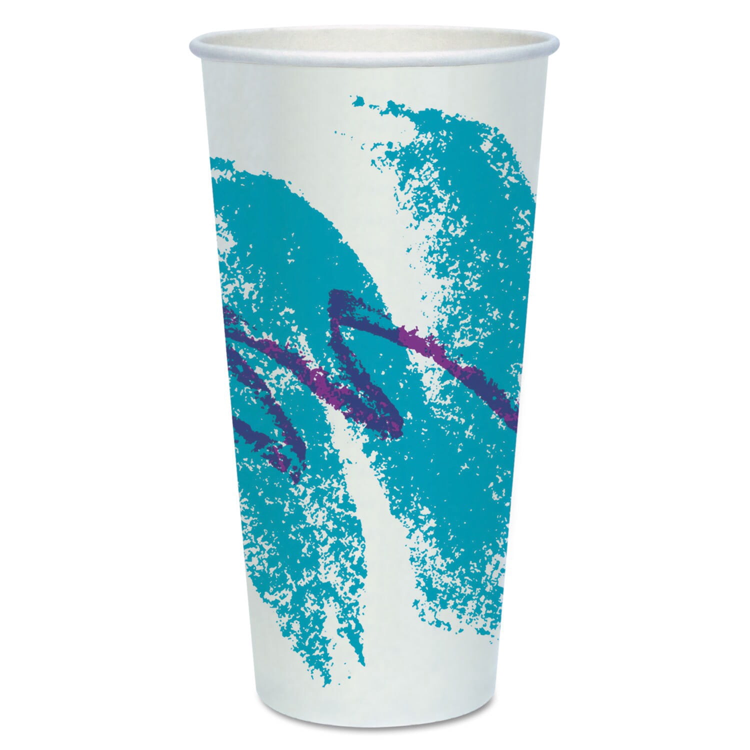 32 Oz Double Poly Paper Food Containers - Symphony Design, Extra Rigid