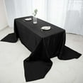 thumbnail image 2 of Efavormart 90" X 156" - Black Accordion Crinkle Taffeta Rectangular Table Cover - Perfect for Wedding Ceremonies, Parties, Upscale Occasions, Birthday Celebrations, and Any Special Event, 2 of 11