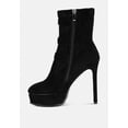 thumbnail image 4 of Beaux High Platform Stiletto Ankle Boots, 4 of 6