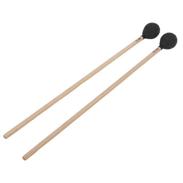 Maillets Marimba Clavier, Tête de Fil de Remplacement Professionnelle Douce avec Manche en Érable pour Instruments de Percussion pour Débutant Noir