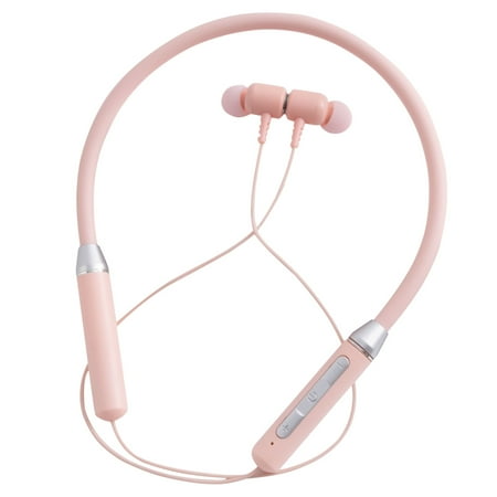 Qocolhg Bluetooth Headphones Wireless Sports Earbuds with Mic Hanging Neck Lightweight Magnetic Suction Function Stereo in-Ear Earphones Noise Cancelling Headphones for Workout 20 Hours Playtime