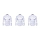 thumbnail image 1 of Sonducket Camisa transpirable para hombre Satén con mangas largas - Trabajo Boda o hogar Camisa para hombre Manga larga formal Blanco grande 2XL Type1 NO1, 1 of 6