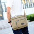 thumbnail image 4 of New Canvas Bag Small Canvas Crossbody Bag Teen School Satchel Women Travel Shoulder Bag 31CM, 4 of 5