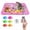 Pink, variant on LED Light Cat Water Play Mat with 6 Floating 3D Fish, Remote Control 13 Color Changing Inflatable Pet Sensory Toy, Scratch Resistant Thick PVC Cooling Mat for Kitten Small Dogs