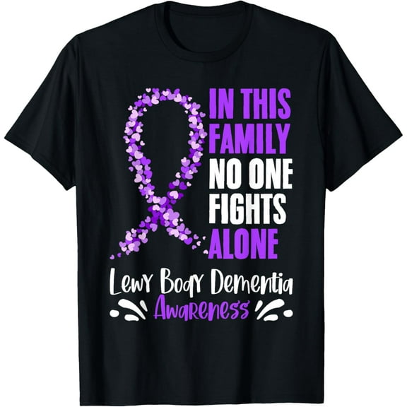 Exquisite and comfortable-Lewy Body Dementia Awareness Support Dementia Patient Family T-Shirt